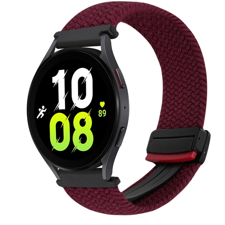 20毫米磁扣編織錶帶，適用於Samsung Galaxy Watch 6，適用於Samsung Galaxy Watch 5
