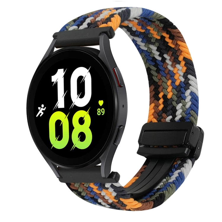 20毫米磁扣編織錶帶，適用於Samsung Galaxy Watch 6，適用於Samsung Galaxy Watch 5