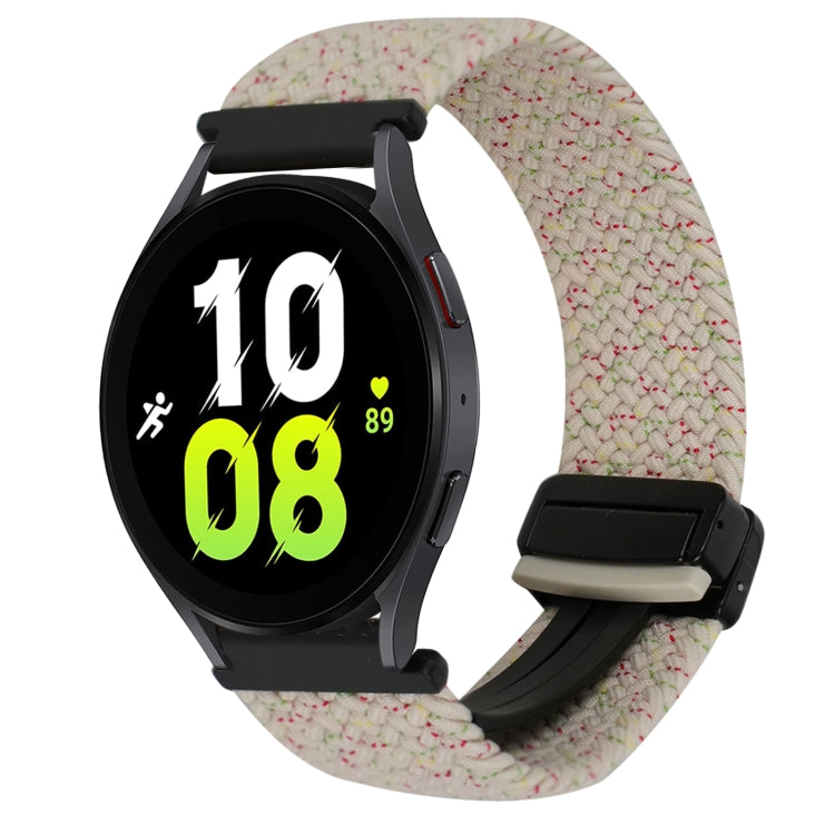 20毫米磁扣編織錶帶，適用於Samsung Galaxy Watch 6，適用於Samsung Galaxy Watch 5