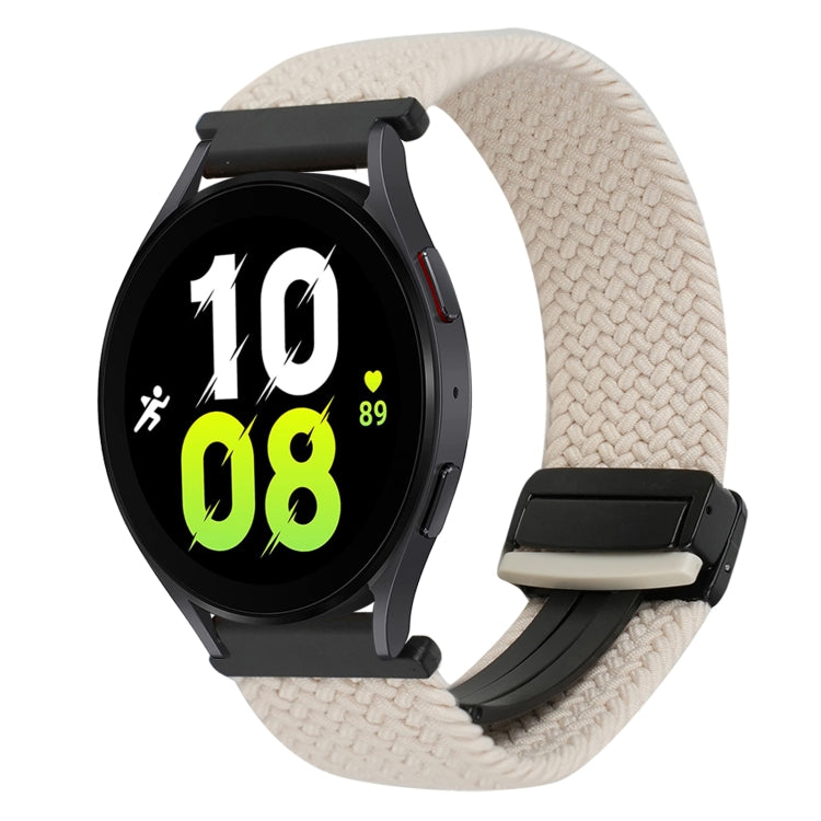 20毫米磁扣編織錶帶，適用於Samsung Galaxy Watch 6，適用於Samsung Galaxy Watch 5