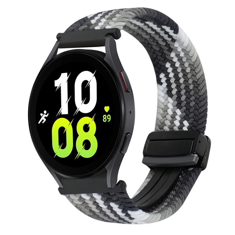 20毫米磁扣編織錶帶，適用於Samsung Galaxy Watch 6，適用於Samsung Galaxy Watch 5