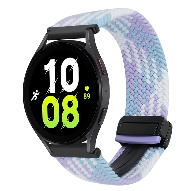 20毫米磁扣編織錶帶，適用於Samsung Galaxy Watch 6，適用於Samsung Galaxy Watch 5
