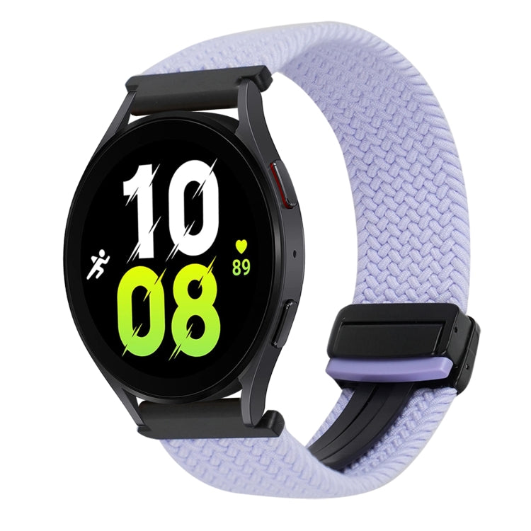 20毫米磁扣編織錶帶，適用於Samsung Galaxy Watch 6，適用於Samsung Galaxy Watch 5