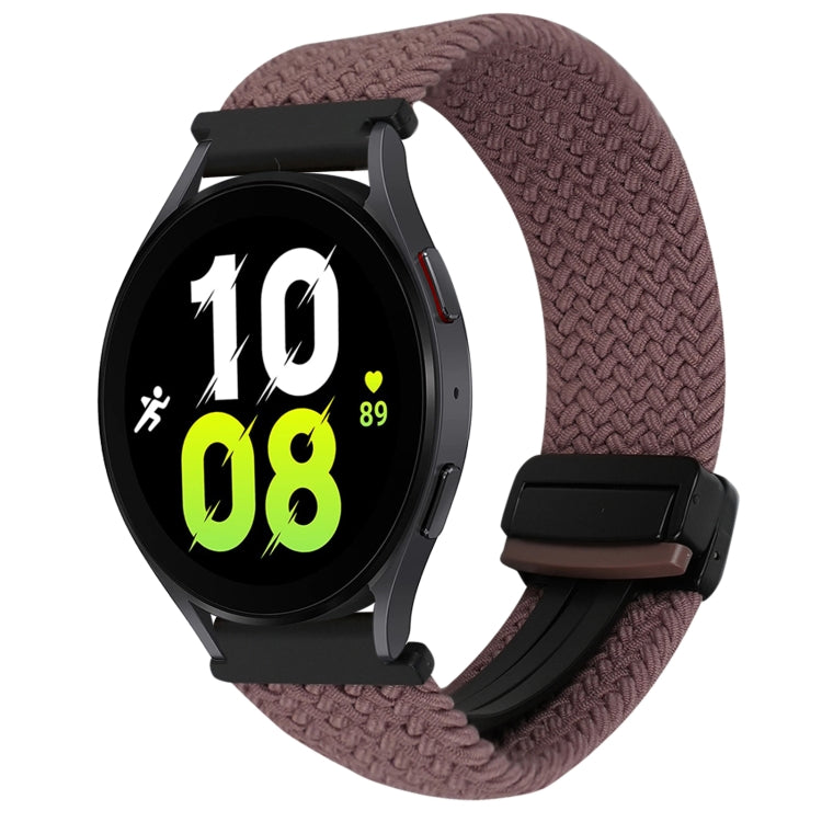 20毫米磁扣編織錶帶，適用於Samsung Galaxy Watch 6，適用於Samsung Galaxy Watch 5