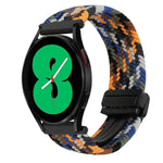 20mm Magnetic Buckle Braided Watch Strap, For Samsung Galaxy Watch 4, For Samsung Galaxy Watch 4 Classic