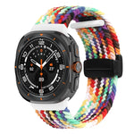 三星 Galaxy Watch Ultra 47mm 折疊磁扣編織錶帶