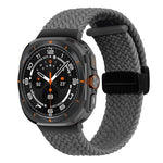 三星 Galaxy Watch Ultra 47mm 折疊磁扣編織錶帶