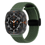三星 Galaxy Watch Ultra 47mm 折疊磁扣編織錶帶