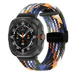 三星 Galaxy Watch Ultra 47mm 折疊磁扣編織錶帶