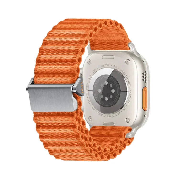Off Road Magnetic Buckle Braided Nylon Watch Band, For Apple Watch Series 6 40mm, For Apple Watch Series 6 44mm, For Apple Watch Series 5 44mm, For Apple Watch Series 5 40mm, For Apple Watch Series 4 44mm, For Apple Watch Series 4 40mm                 ...