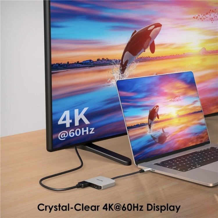 WAVLINK UHP510 Pro 87W PD 充電 USB C 至雙 HD 轉換器 4K 60Hz 螢幕轉接器