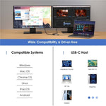 WAVLINK UHP510 Pro 87W PD 充電 USB C 至雙 HD 轉換器 4K 60Hz 螢幕轉接器