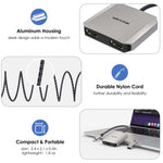 WAVLINK UHP510 Pro 87W PD 充電 USB C 至雙 HD 轉換器 4K 60Hz 螢幕轉接器