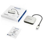 WAVLINK UHP510 Pro 87W PD 充電 USB C 至雙 HD 轉換器 4K 60Hz 螢幕轉接器
