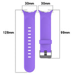 Solid Color Sports Silicone Watch Band, For Google Pixel Watch 4 / Watch 3 45mm