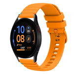 波浪點綴縫線20mm矽膠錶帶，適用於Samsung Galaxy Watch FE 40mm，Samsung Galaxy Watch 7 40 / 44mm，Samsung Galaxy Watch 6 Classic 43 / 47mm，Samsung Galaxy Watch 6 40 / 44mm