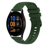 波浪點綴縫線20mm矽膠錶帶，適用於Samsung Galaxy Watch FE 40mm，Samsung Galaxy Watch 7 40 / 44mm，Samsung Galaxy Watch 6 Classic 43 / 47mm，Samsung Galaxy Watch 6 40 / 44mm