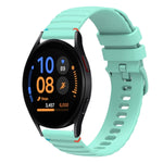 波浪點綴縫線20mm矽膠錶帶，適用於Samsung Galaxy Watch FE 40mm，Samsung Galaxy Watch 7 40 / 44mm，Samsung Galaxy Watch 6 Classic 43 / 47mm，Samsung Galaxy Watch 6 40 / 44mm