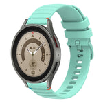 波浪點綴縫線 20mm 矽膠錶帶，適用於 Samsung Galaxy Watch 5 40 / 44mm，適用於 Samsung Galaxy Watch 5 Pro 45mm，適用於 Samsung Galaxy Watch 4 40 / 44mm，適用於 Samsung Galaxy Watch 4 Classic 42 / 46mm