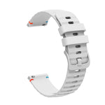 波浪點綴縫線 20mm 矽膠錶帶，適用於 Samsung Galaxy Gear Sport，適用於 Samsung Galaxy Watch Active 2，適用於 Samsung Galaxy Watch3 41mm，適用於 Samsung Galaxy Watch Active