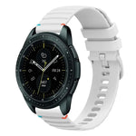 波浪點綴縫線 20mm 矽膠錶帶，適用於 Samsung Galaxy Watch 42mm，Samsung Gear S2 Classic
