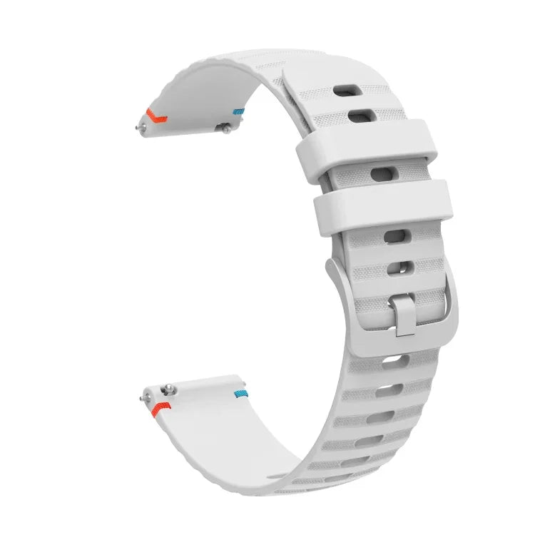 波浪點綴縫線 20mm 矽膠錶帶，適用於 Samsung Galaxy Watch 42mm，Samsung Gear S2 Classic