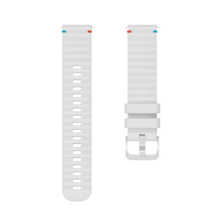 波浪點綴縫線 20mm 矽膠錶帶，適用於 Samsung Galaxy Watch 42mm，Samsung Gear S2 Classic