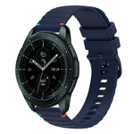 波浪點綴縫線 20mm 矽膠錶帶，適用於 Samsung Galaxy Watch 42mm，Samsung Gear S2 Classic