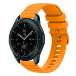 波浪點綴縫線 20mm 矽膠錶帶，適用於 Samsung Galaxy Watch 42mm，Samsung Gear S2 Classic