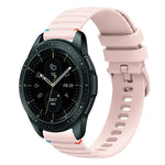 波浪點綴縫線 20mm 矽膠錶帶，適用於 Samsung Galaxy Watch 42mm，Samsung Gear S2 Classic