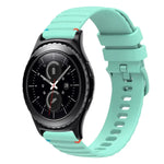 波浪點綴縫線 20mm 矽膠錶帶，適用於 Samsung Galaxy Watch 42mm，Samsung Gear S2 Classic