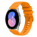 波浪點綴縫線 20mm 矽膠錶帶，適用於 Samsung Galaxy Watch 5 40 / 44mm，適用於 Samsung Galaxy Watch 5 Pro 45mm，適用於 Samsung Galaxy Watch 4 40 / 44mm，適用於 Samsung Galaxy Watch 4 Classic 42 / 46mm