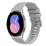 波浪點綴縫線 20mm 矽膠錶帶，適用於 Samsung Galaxy Watch 5 40 / 44mm，適用於 Samsung Galaxy Watch 5 Pro 45mm，適用於 Samsung Galaxy Watch 4 40 / 44mm，適用於 Samsung Galaxy Watch 4 Classic 42 / 46mm