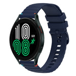 波浪點綴縫線 20mm 矽膠錶帶，適用於 Samsung Galaxy Watch 5 40 / 44mm，適用於 Samsung Galaxy Watch 5 Pro 45mm，適用於 Samsung Galaxy Watch 4 40 / 44mm，適用於 Samsung Galaxy Watch 4 Classic 42 / 46mm