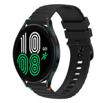 波浪點綴縫線 20mm 矽膠錶帶，適用於 Samsung Galaxy Watch 5 40 / 44mm，適用於 Samsung Galaxy Watch 5 Pro 45mm，適用於 Samsung Galaxy Watch 4 40 / 44mm，適用於 Samsung Galaxy Watch 4 Classic 42 / 46mm