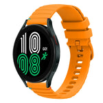 波浪點綴縫線 20mm 矽膠錶帶，適用於 Samsung Galaxy Watch 5 40 / 44mm，適用於 Samsung Galaxy Watch 5 Pro 45mm，適用於 Samsung Galaxy Watch 4 40 / 44mm，適用於 Samsung Galaxy Watch 4 Classic 42 / 46mm