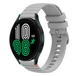 波浪點綴縫線 20mm 矽膠錶帶，適用於 Samsung Galaxy Watch 5 40 / 44mm，適用於 Samsung Galaxy Watch 5 Pro 45mm，適用於 Samsung Galaxy Watch 4 40 / 44mm，適用於 Samsung Galaxy Watch 4 Classic 42 / 46mm