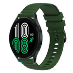 波浪點綴縫線 20mm 矽膠錶帶，適用於 Samsung Galaxy Watch 5 40 / 44mm，適用於 Samsung Galaxy Watch 5 Pro 45mm，適用於 Samsung Galaxy Watch 4 40 / 44mm，適用於 Samsung Galaxy Watch 4 Classic 42 / 46mm