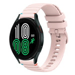 波浪點綴縫線 20mm 矽膠錶帶，適用於 Samsung Galaxy Watch 5 40 / 44mm，適用於 Samsung Galaxy Watch 5 Pro 45mm，適用於 Samsung Galaxy Watch 4 40 / 44mm，適用於 Samsung Galaxy Watch 4 Classic 42 / 46mm