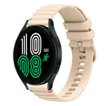 波浪點綴縫線 20mm 矽膠錶帶，適用於 Samsung Galaxy Watch 5 40 / 44mm，適用於 Samsung Galaxy Watch 5 Pro 45mm，適用於 Samsung Galaxy Watch 4 40 / 44mm，適用於 Samsung Galaxy Watch 4 Classic 42 / 46mm