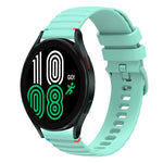 波浪點綴縫線 20mm 矽膠錶帶，適用於 Samsung Galaxy Watch 5 40 / 44mm，適用於 Samsung Galaxy Watch 5 Pro 45mm，適用於 Samsung Galaxy Watch 4 40 / 44mm，適用於 Samsung Galaxy Watch 4 Classic 42 / 46mm