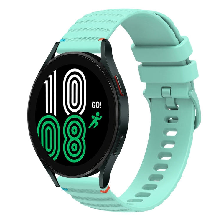 波浪點綴縫線 20mm 矽膠錶帶，適用於 Samsung Galaxy Watch 5 40 / 44mm，適用於 Samsung Galaxy Watch 5 Pro 45mm，適用於 Samsung Galaxy Watch 4 40 / 44mm，適用於 Samsung Galaxy Watch 4 Classic 42 / 46mm