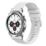 波浪點綴縫線 20mm 矽膠錶帶，適用於 Samsung Galaxy Watch 5 40 / 44mm，適用於 Samsung Galaxy Watch 5 Pro 45mm，適用於 Samsung Galaxy Watch 4 40 / 44mm，適用於 Samsung Galaxy Watch 4 Classic 42 / 46mm