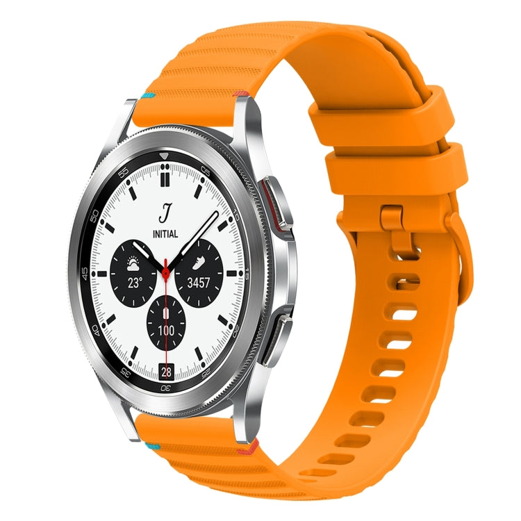 波浪點綴縫線 20mm 矽膠錶帶，適用於 Samsung Galaxy Watch 5 40 / 44mm，適用於 Samsung Galaxy Watch 5 Pro 45mm，適用於 Samsung Galaxy Watch 4 40 / 44mm，適用於 Samsung Galaxy Watch 4 Classic 42 / 46mm