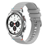 波浪點綴縫線 20mm 矽膠錶帶，適用於 Samsung Galaxy Watch 5 40 / 44mm，適用於 Samsung Galaxy Watch 5 Pro 45mm，適用於 Samsung Galaxy Watch 4 40 / 44mm，適用於 Samsung Galaxy Watch 4 Classic 42 / 46mm