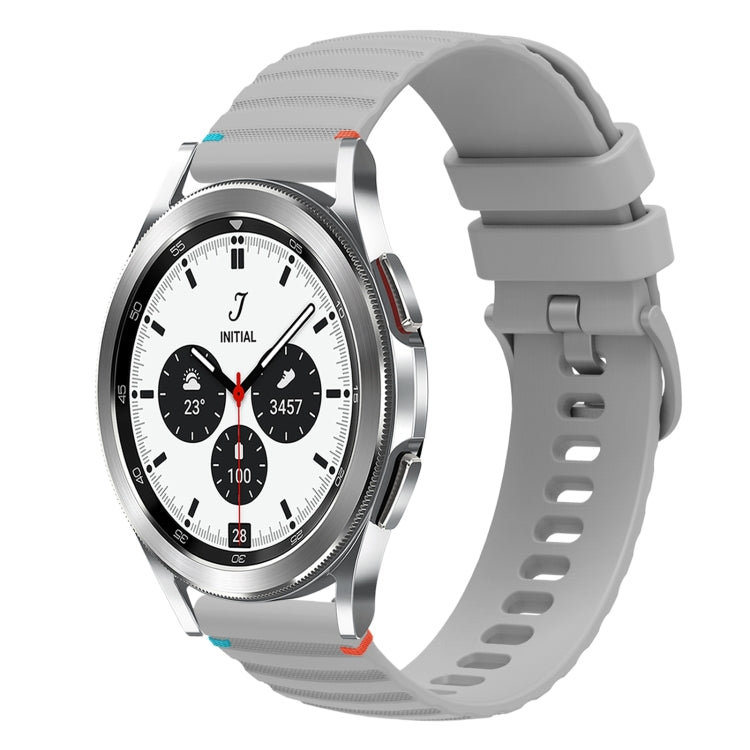 波浪點綴縫線 20mm 矽膠錶帶，適用於 Samsung Galaxy Watch 5 40 / 44mm，適用於 Samsung Galaxy Watch 5 Pro 45mm，適用於 Samsung Galaxy Watch 4 40 / 44mm，適用於 Samsung Galaxy Watch 4 Classic 42 / 46mm