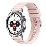 波浪點綴縫線 20mm 矽膠錶帶，適用於 Samsung Galaxy Watch 5 40 / 44mm，適用於 Samsung Galaxy Watch 5 Pro 45mm，適用於 Samsung Galaxy Watch 4 40 / 44mm，適用於 Samsung Galaxy Watch 4 Classic 42 / 46mm