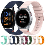 波浪點綴縫線 20mm 矽膠錶帶，適用於 Samsung Galaxy Watch 42mm，Samsung Gear S2 Classic