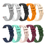 波浪點綴縫線 20mm 矽膠錶帶，適用於 Samsung Galaxy Gear Sport，適用於 Samsung Galaxy Watch Active 2，適用於 Samsung Galaxy Watch3 41mm，適用於 Samsung Galaxy Watch Active