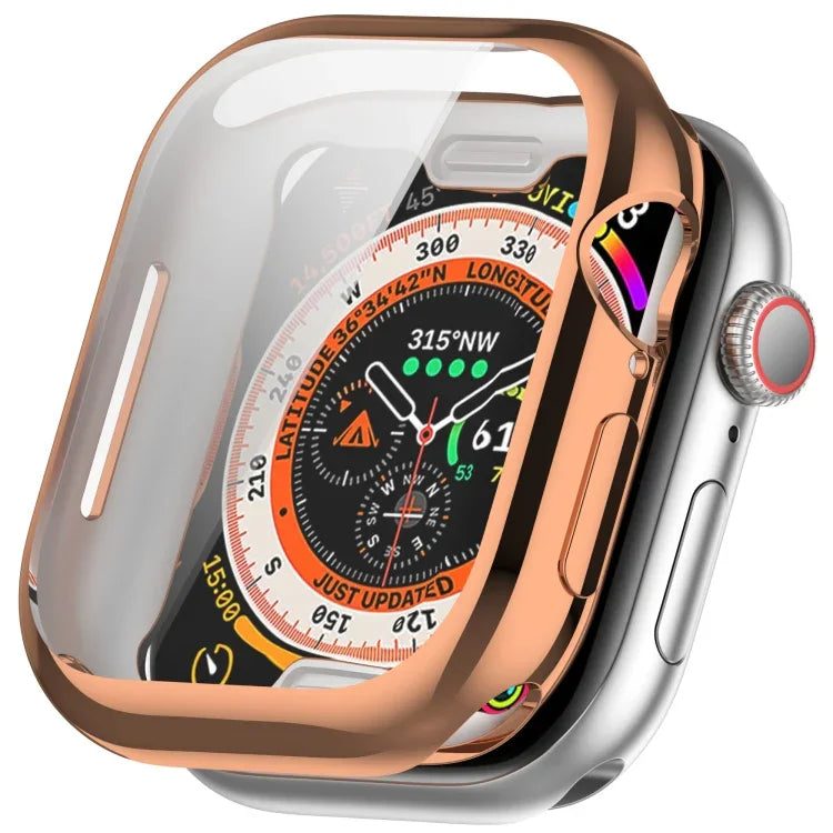 全包覆電鍍 TPU 錶殼，適用於 Apple Watch Series 11 / 10 46mm，Apple Watch Series 11 / 10 42mm